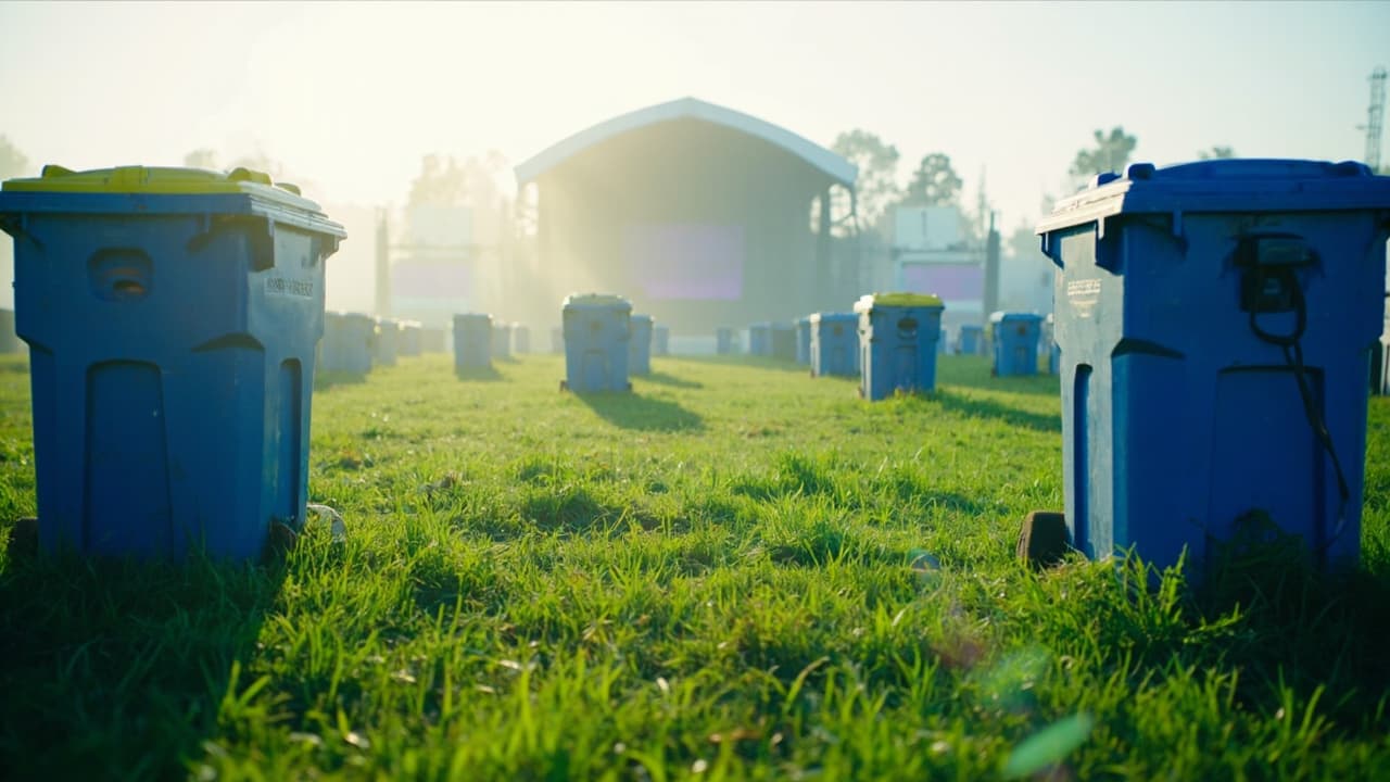 Beispielvisualisierung: Festivalreinigung